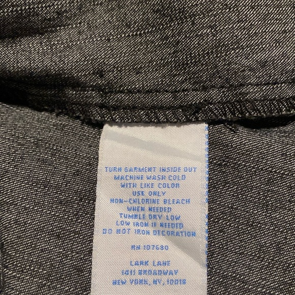 Lark Lane Woman black denim jacket with accents - Picture 3 of 6